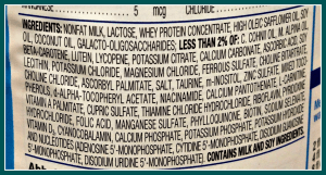 similac formula ingredients