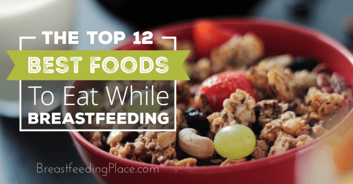 The Top 12 Best Foods to Eat While Breastfeeding - Breastfeeding Place