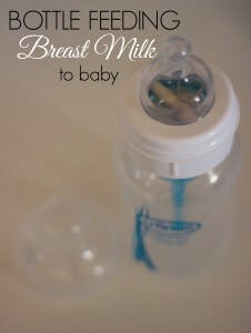 Bottle Feeding Breast Milk to Baby  - Breastfeeding Place  #nursing #weaning
