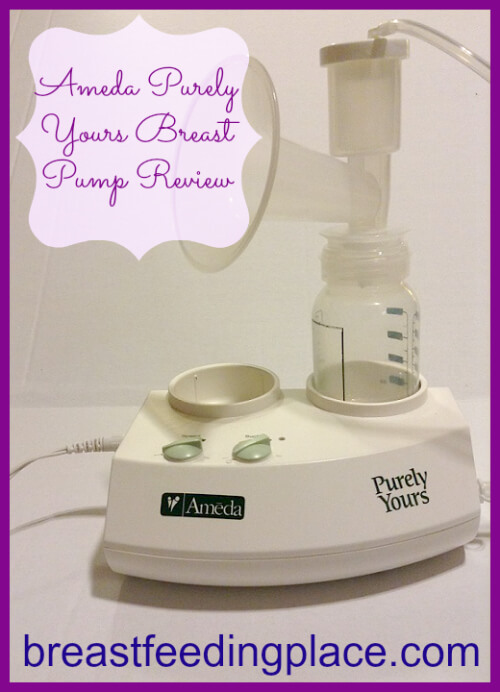 Ameda Purely Yours Breast Pump Review   - BreastfeedingPlace.com #nursing #breastfeeding 