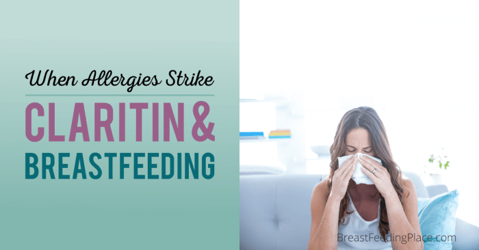 Claritin and Breastfeeding FB