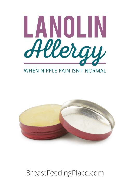 lanolin allergy