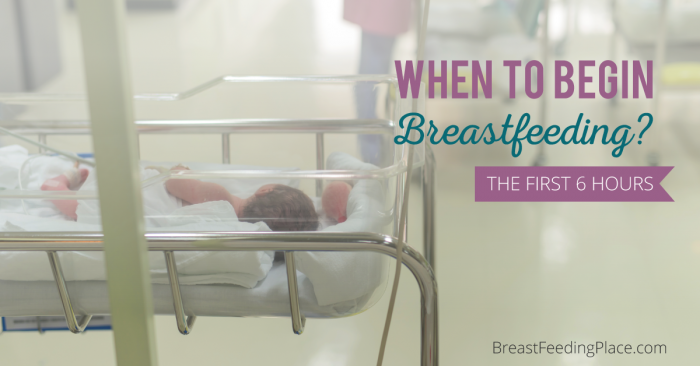 when to begin breastfeeding fb